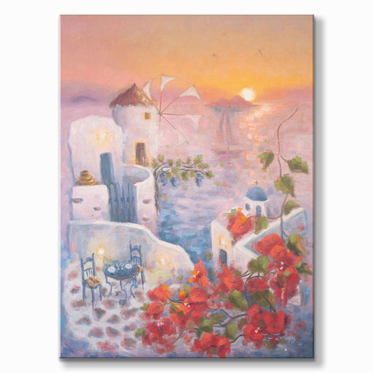Original Painting: Cycladic Memories II