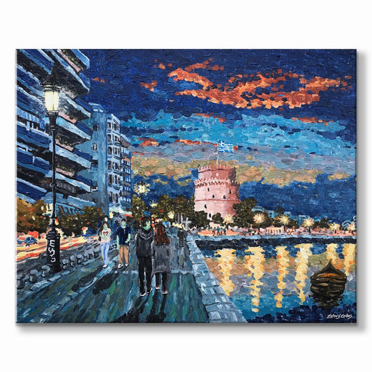 Original Painting: Thessaloniki in Memory