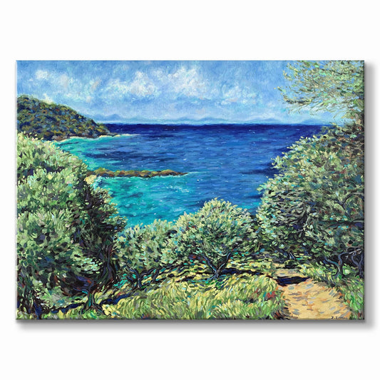Original Painting: Olive Trees in Corfu