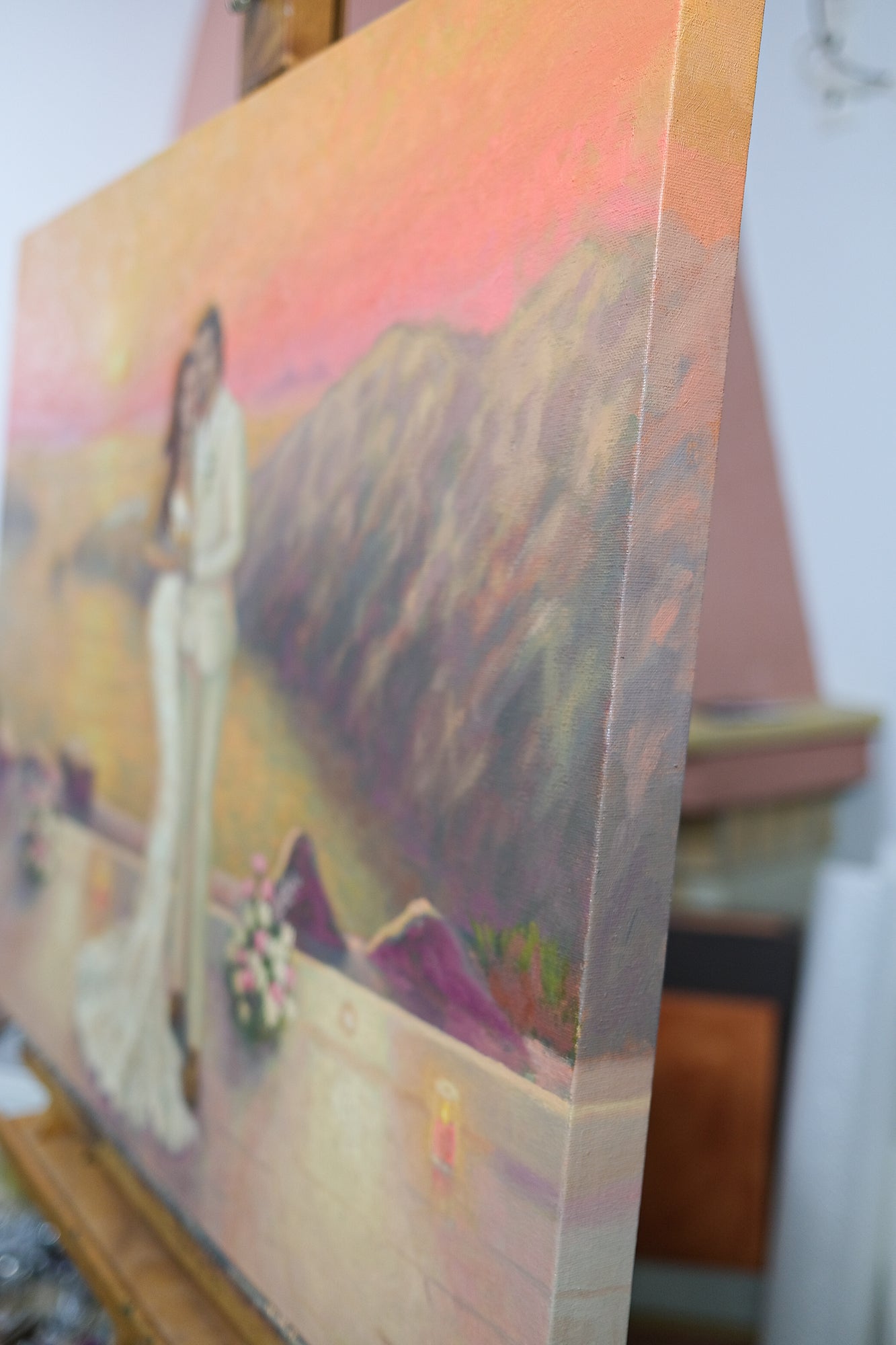 Τελική Πληρωμή για την Ελαιογραφία: Γάμος στη Σαντορίνη Η Κέιτ και ο Ντιν