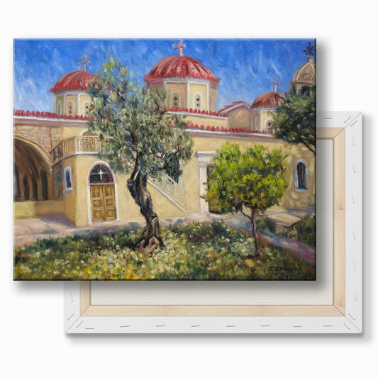 Εκτύπωση καμβά: Καθεδρικός Ναός Αίγινας