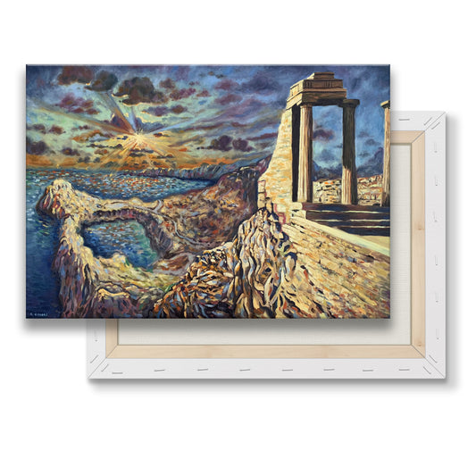 Canvas Print: Acropolis of Lindos, Rhodes