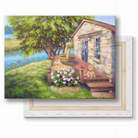 Canvas Print: Mom's Lake House in Galesville Wisconsin