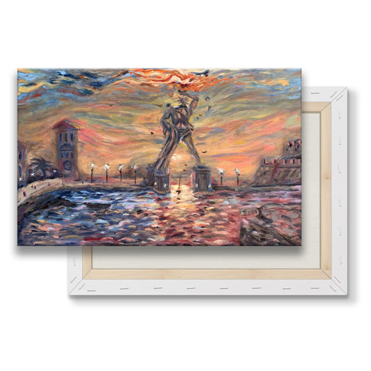 Canvas Print: Colossus of Rhodes