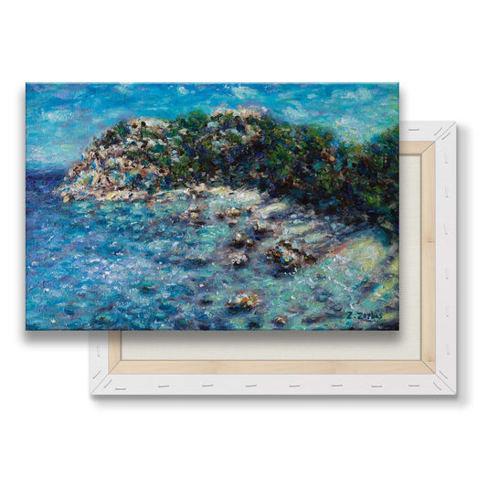 Canvas Print: Anthony Quinn Bay, Rhodes