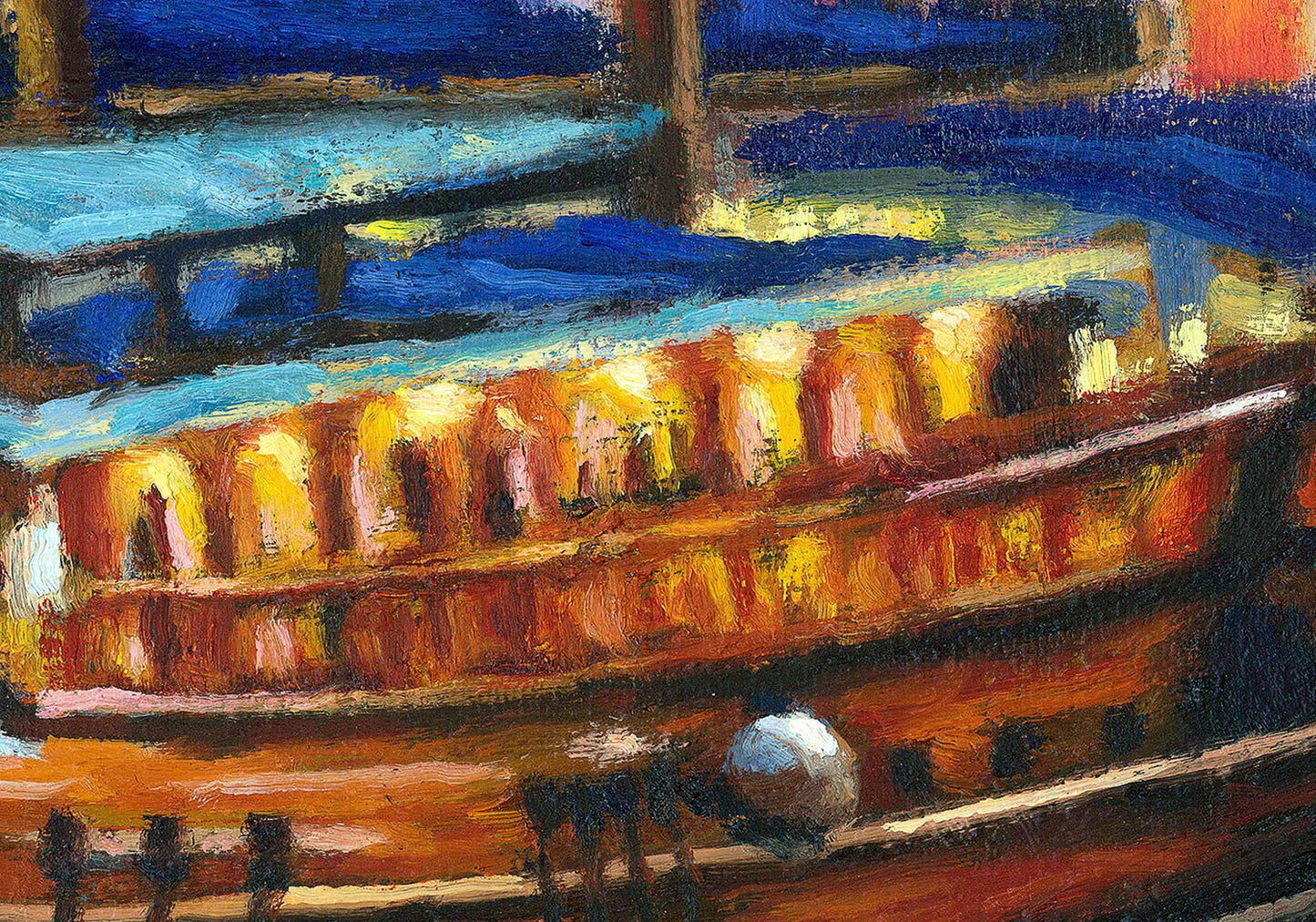 Canvas Print: A Night in Symi