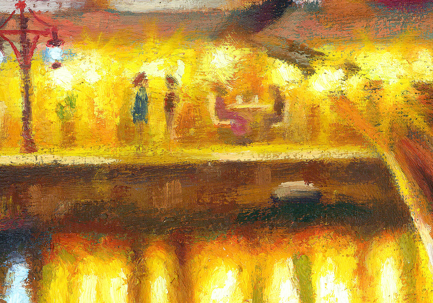 Canvas Print: A Night in Symi