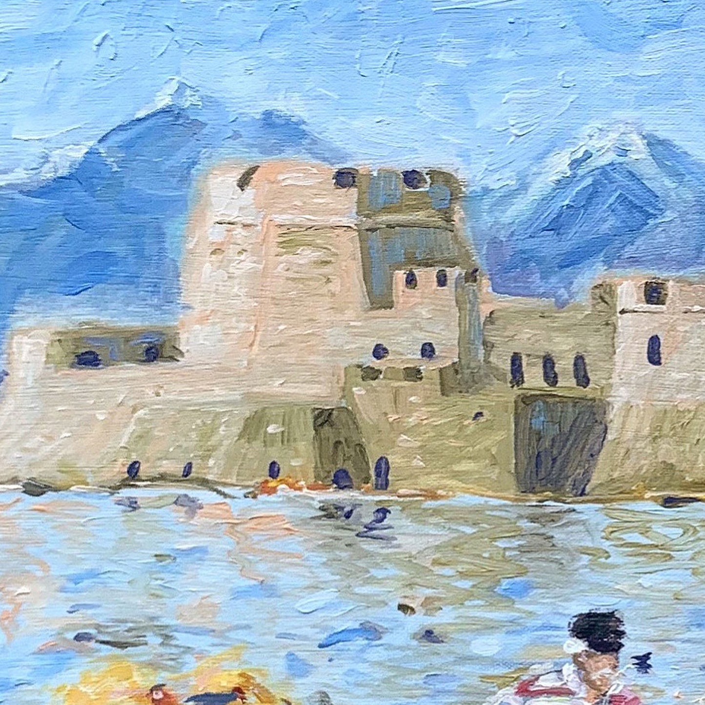 Art Print: Fishermen in Nafplio