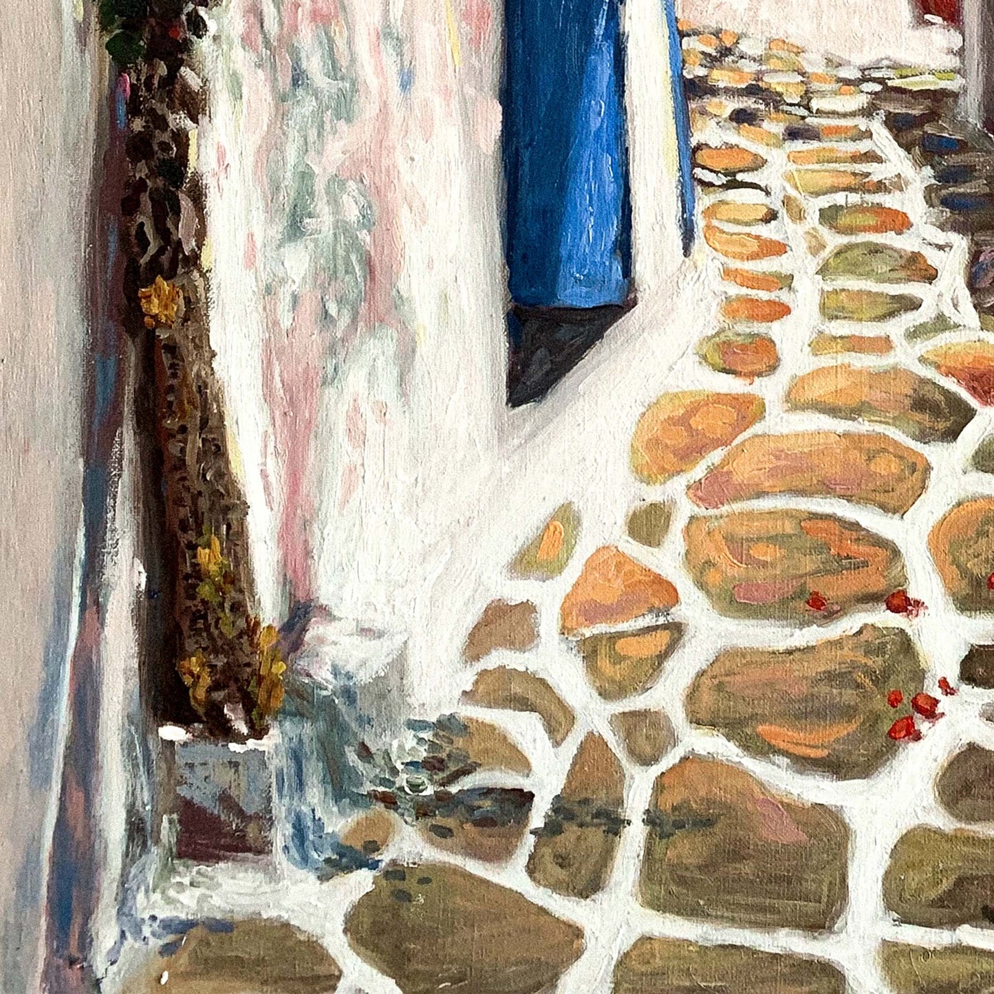 Original Painting: Mykonos Town