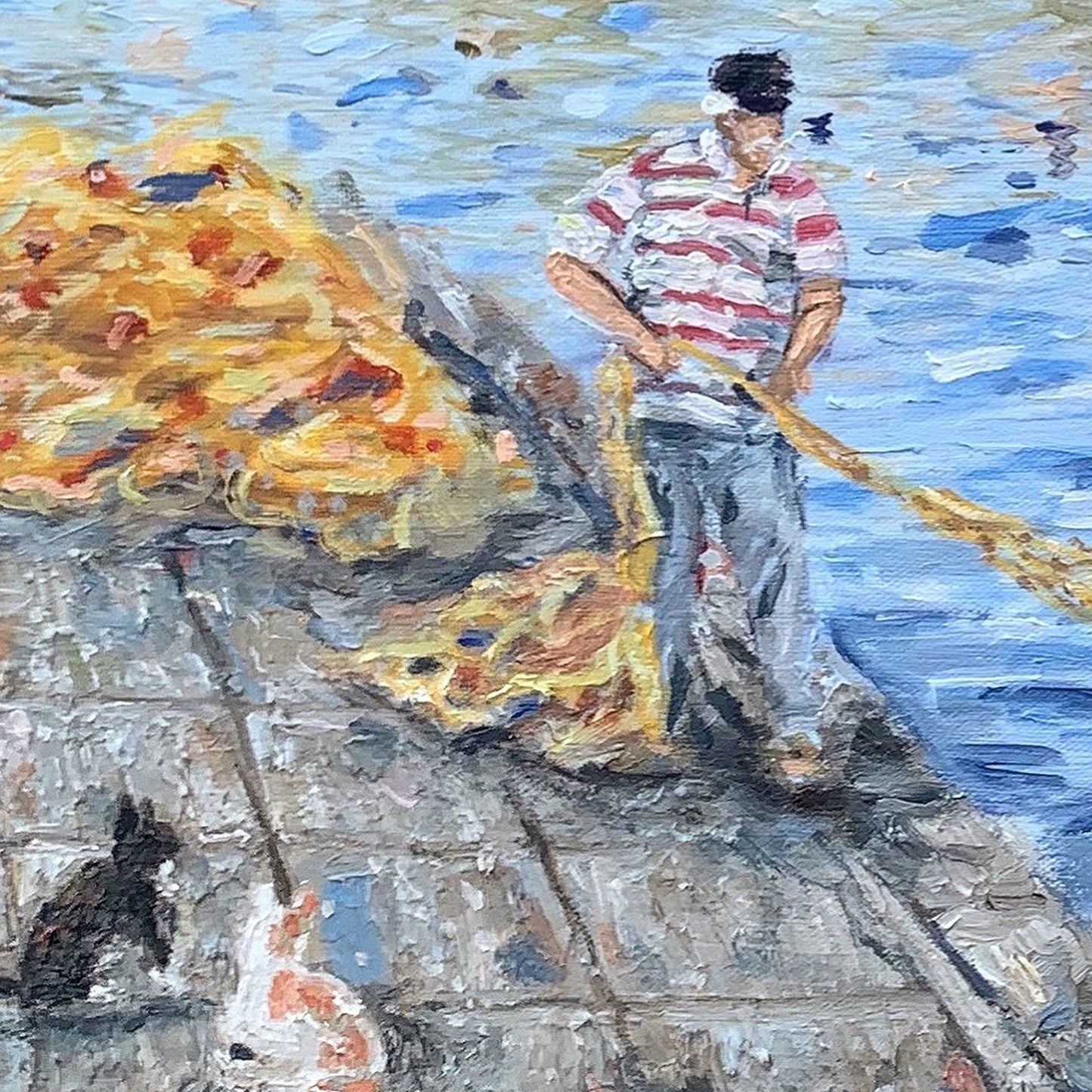 Art Print: Fishermen in Nafplio