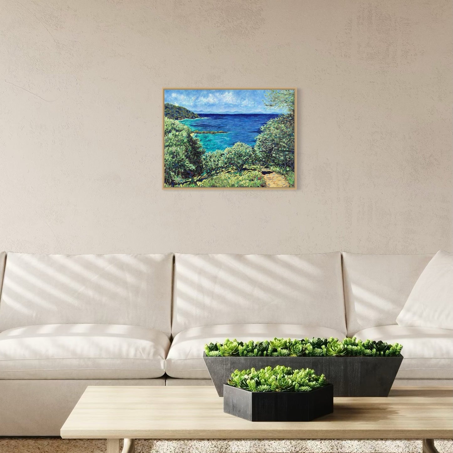 Art Print: Olive Trees in Corfu