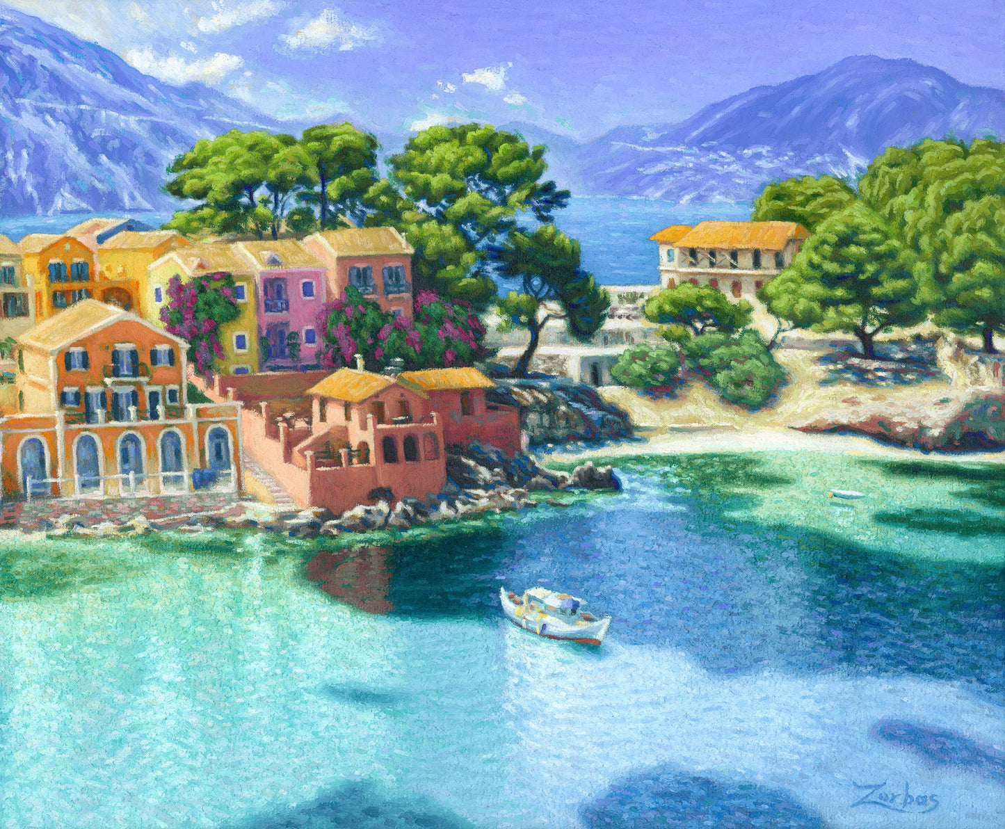 Canvas Print: Kefalonia Summer in Asos
