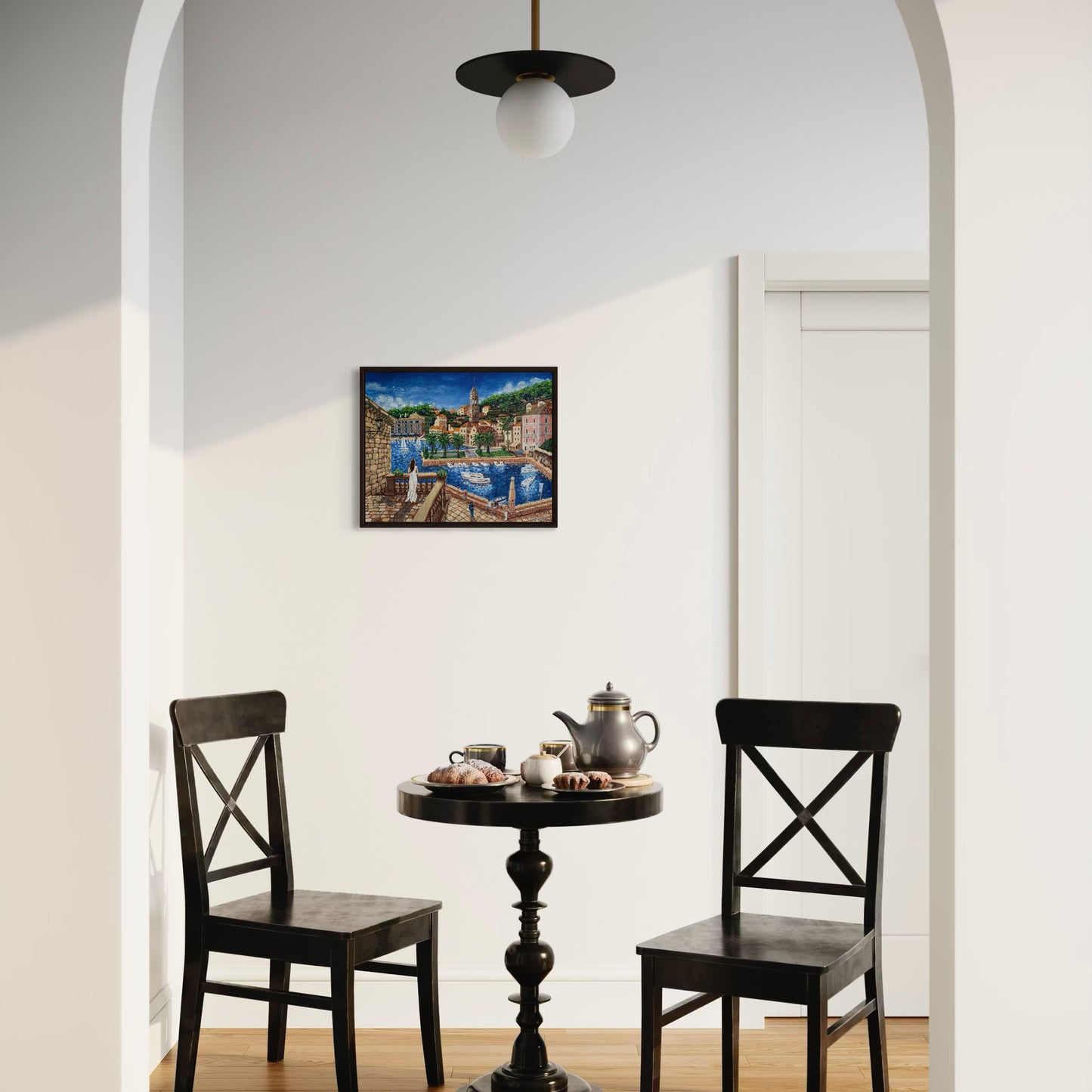 Εκτύπωση σε καμβά: Λιμάνι του Χβαρ, Κροατία