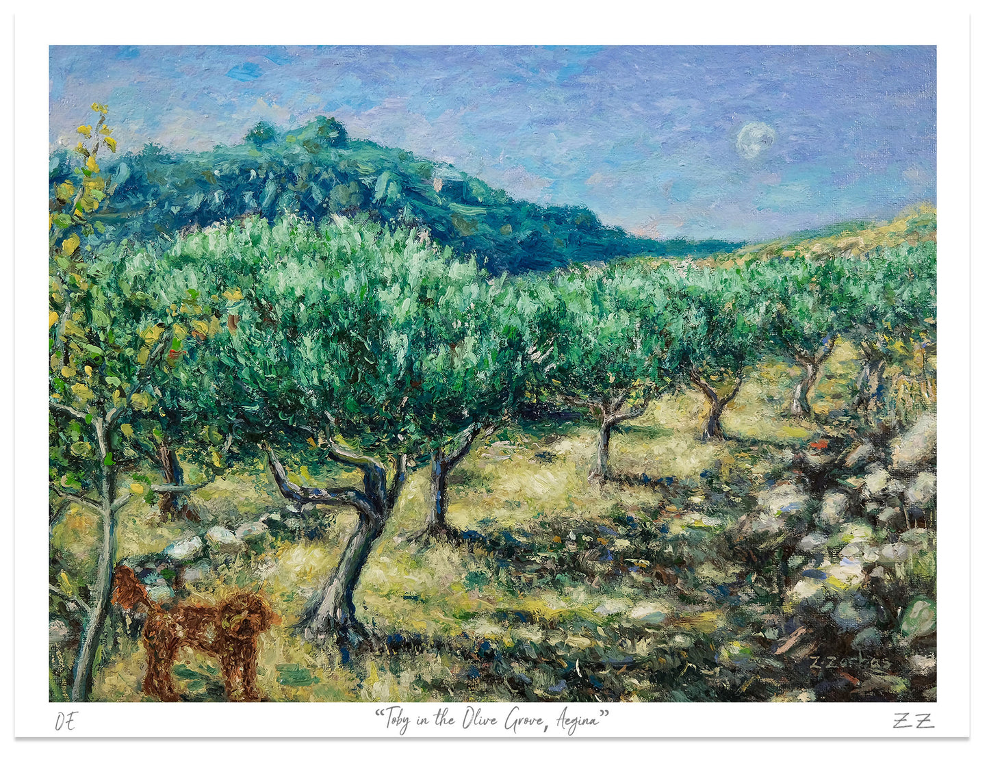 Εκτύπωση Τέχνης: Περπατώντας στον Ελαιώνα με τον Τόμπι