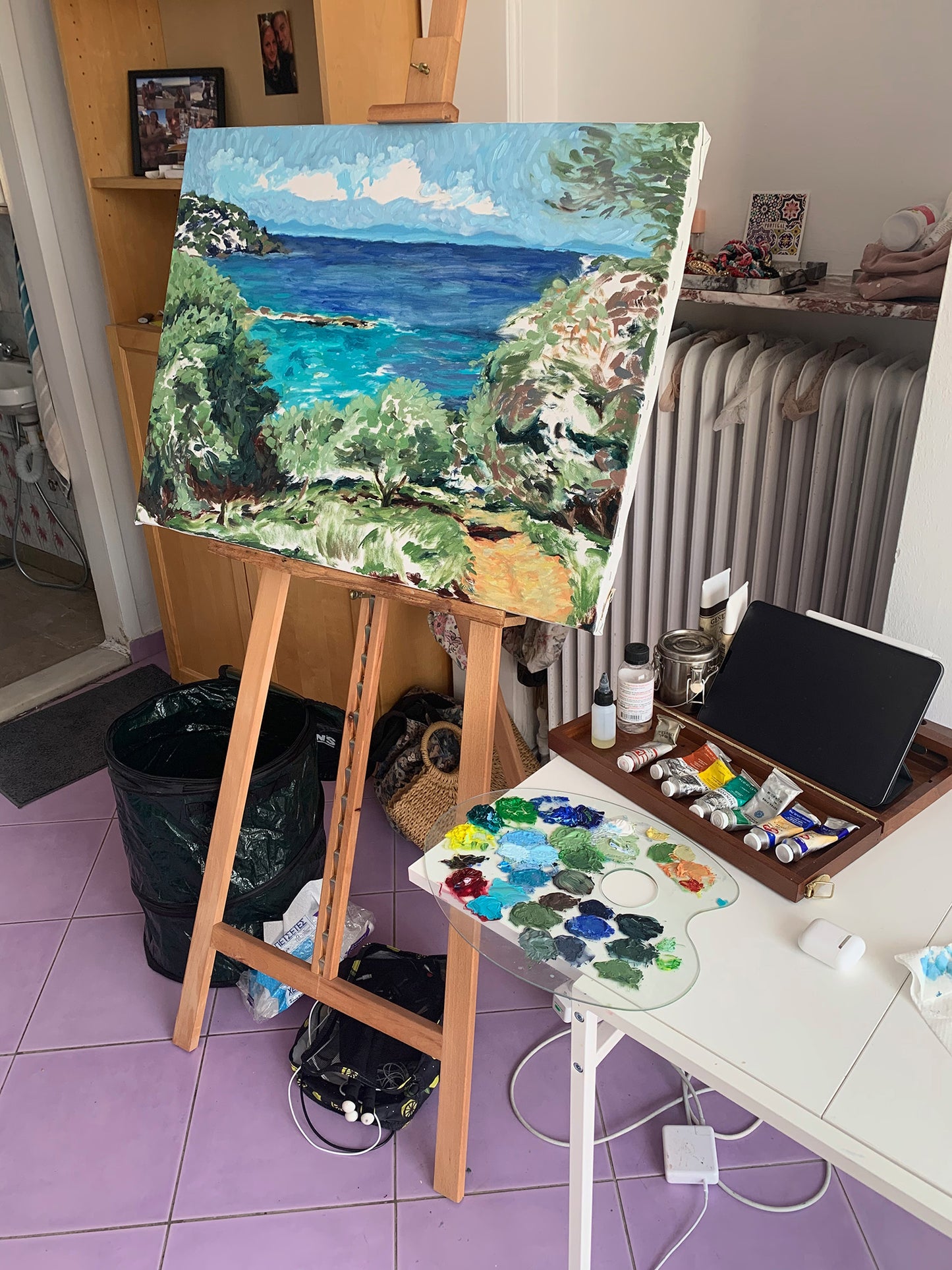 Πρωτότυπος πίνακας: Ελιές στην Κέρκυρα