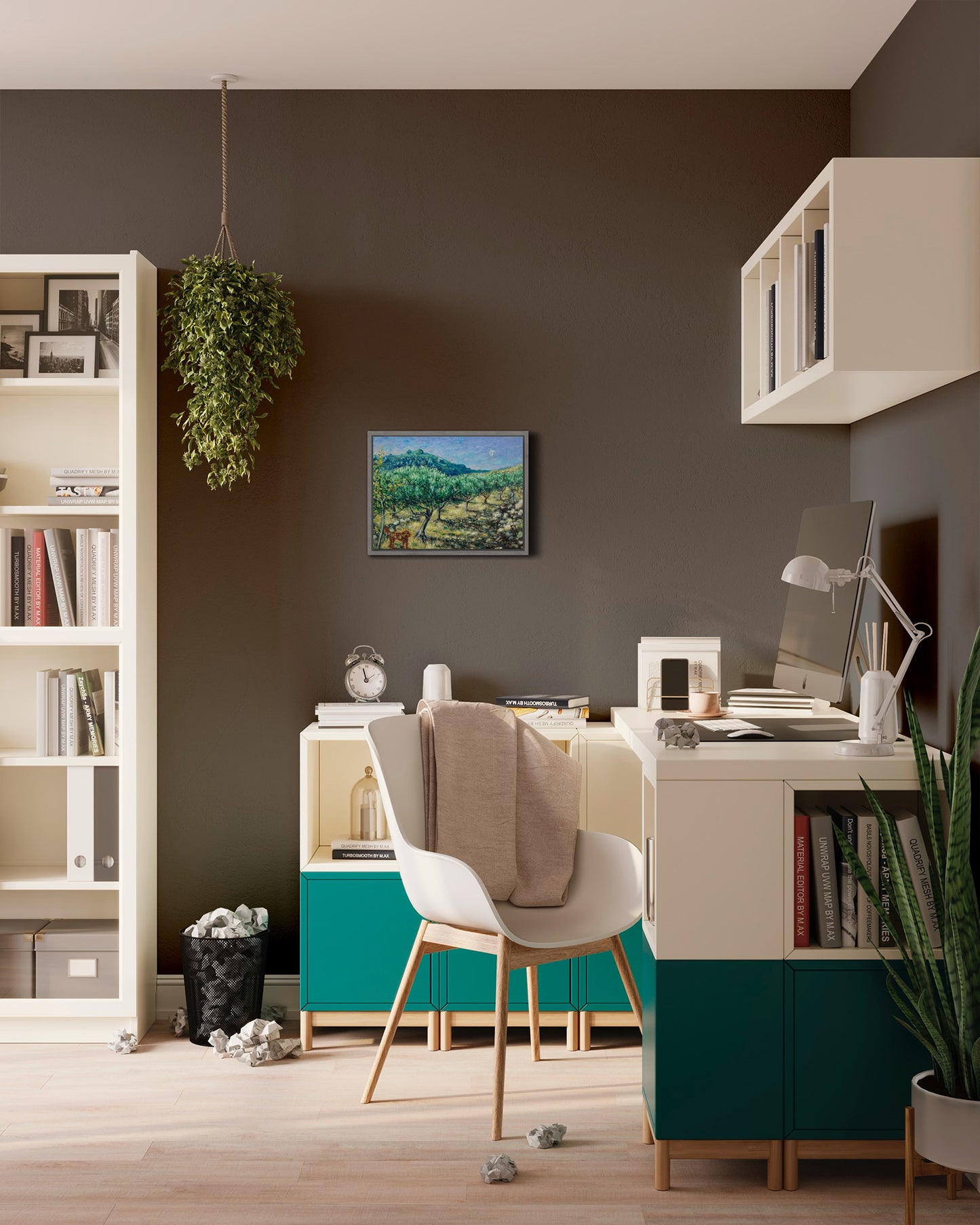 Εκτύπωση Τέχνης: Περπατώντας στον Ελαιώνα με τον Τόμπι