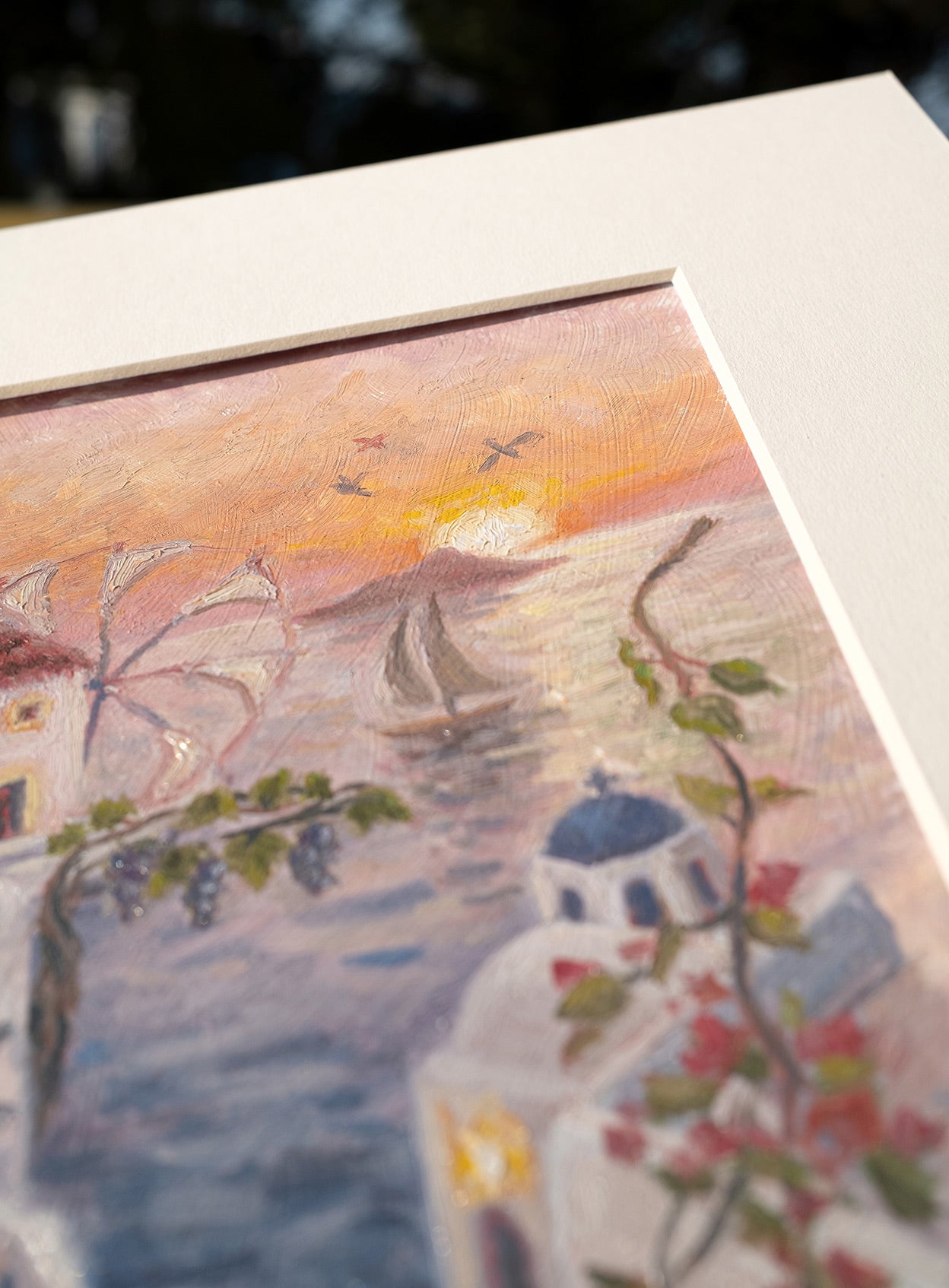 Original Painting: Cycladic Memories