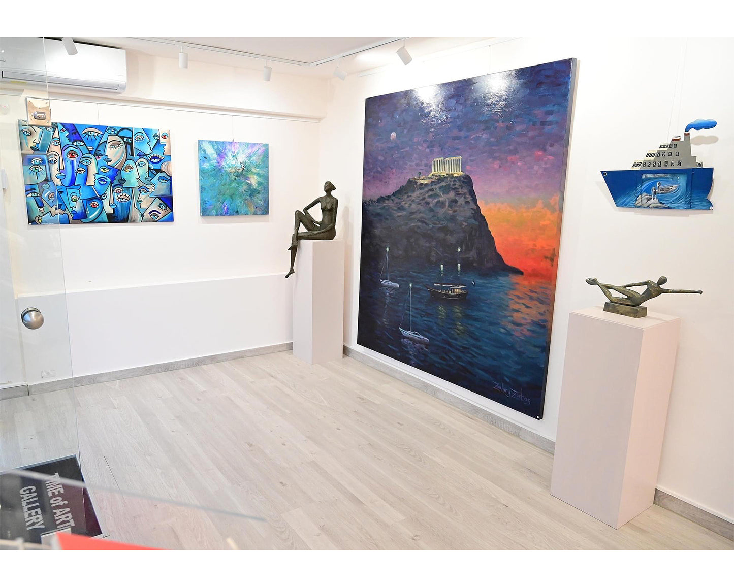 Πρωτότυπος Πίνακας: Ακρωτήριο Σούνιο, Ναός του Ποσειδώνα