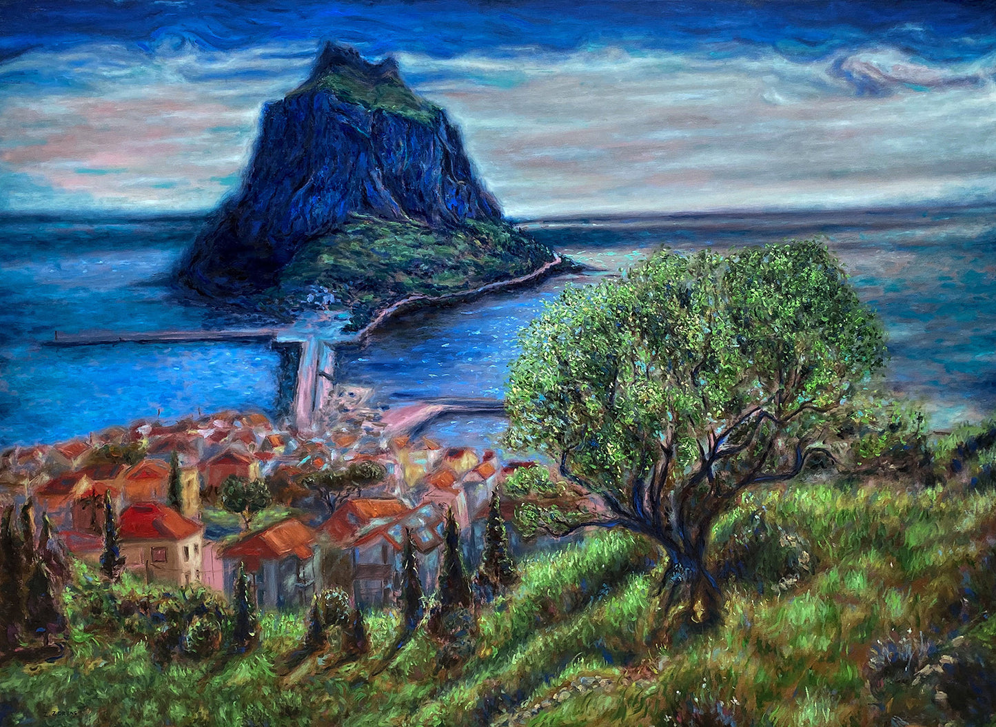 Canvas Print: Monemvasia