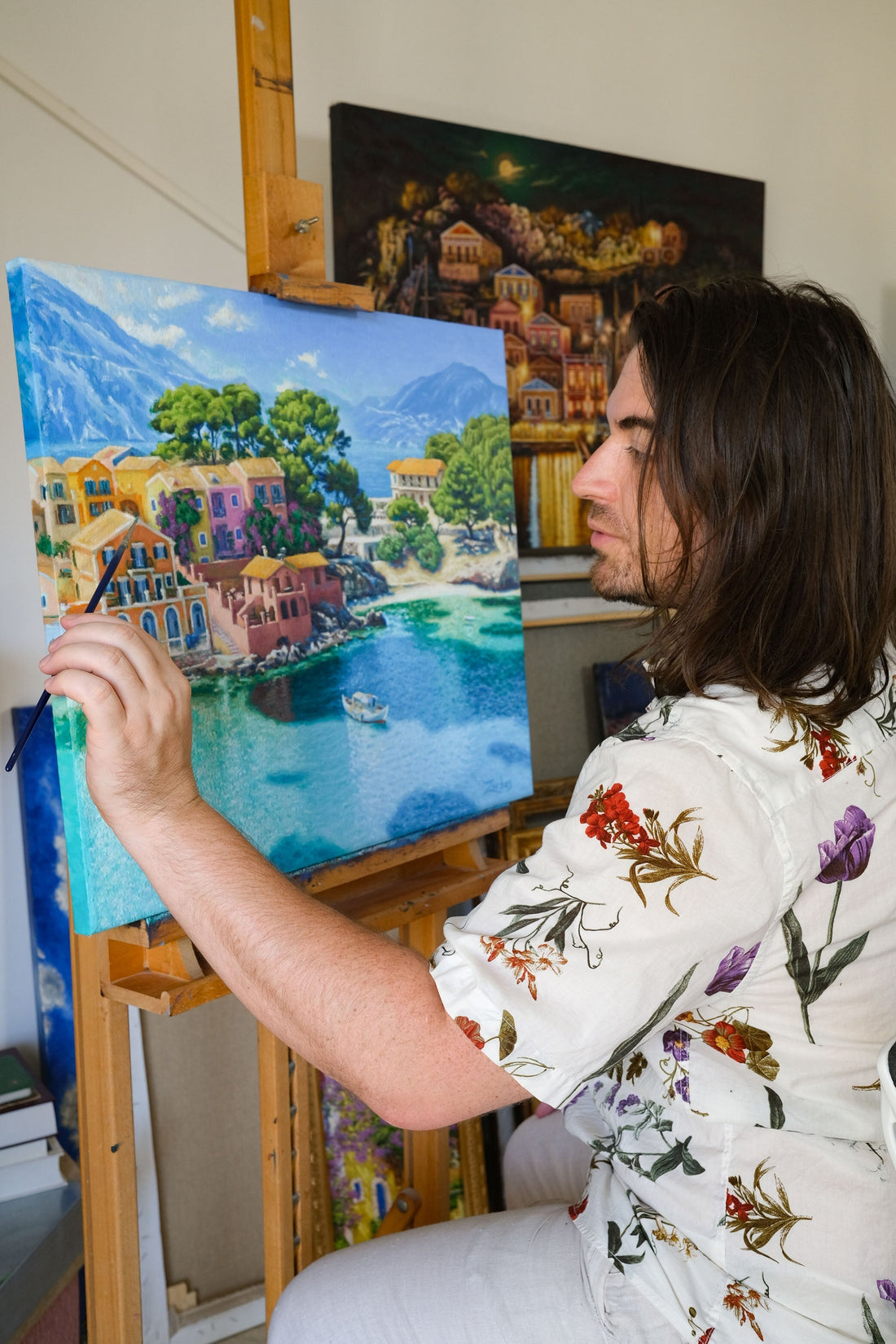 Kefalonia Summer Painting and Prints Available