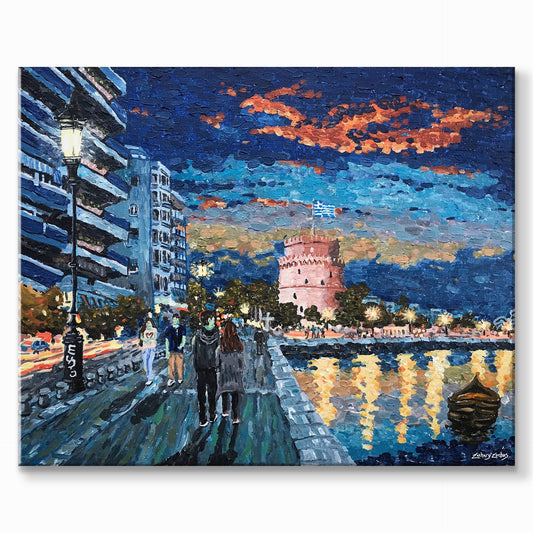 Original Painting: Thessaloniki in Memory