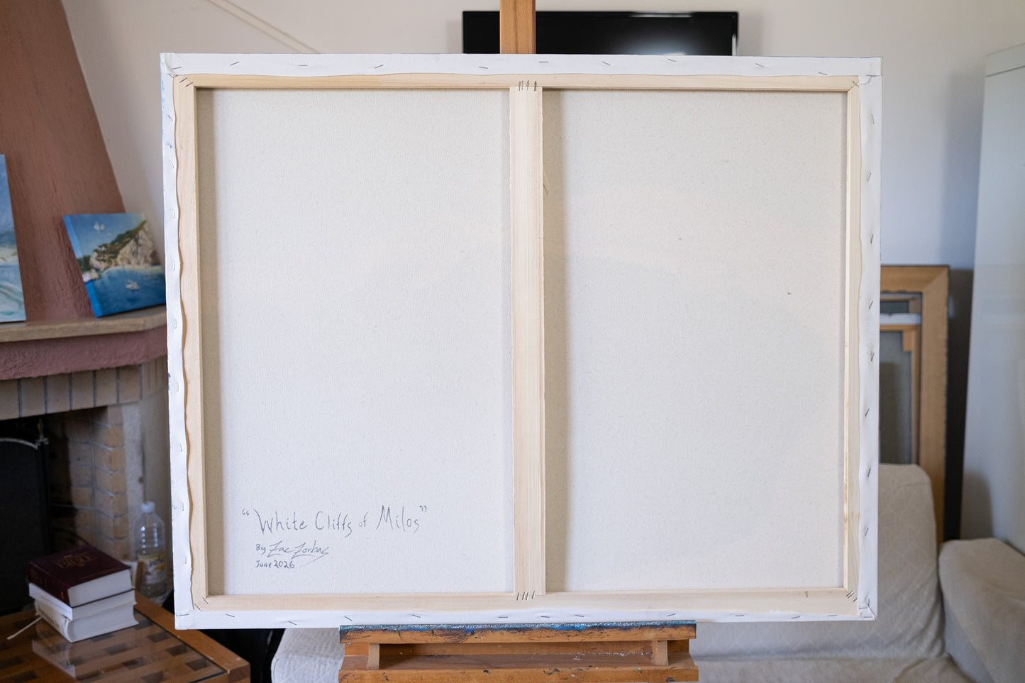 Original Painting: White Cliffs of Milos