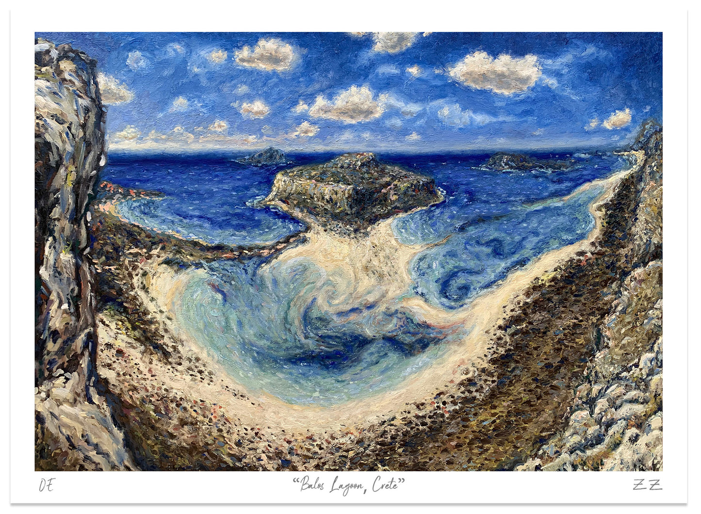 Art Print: Balos Lagoon, Crete
