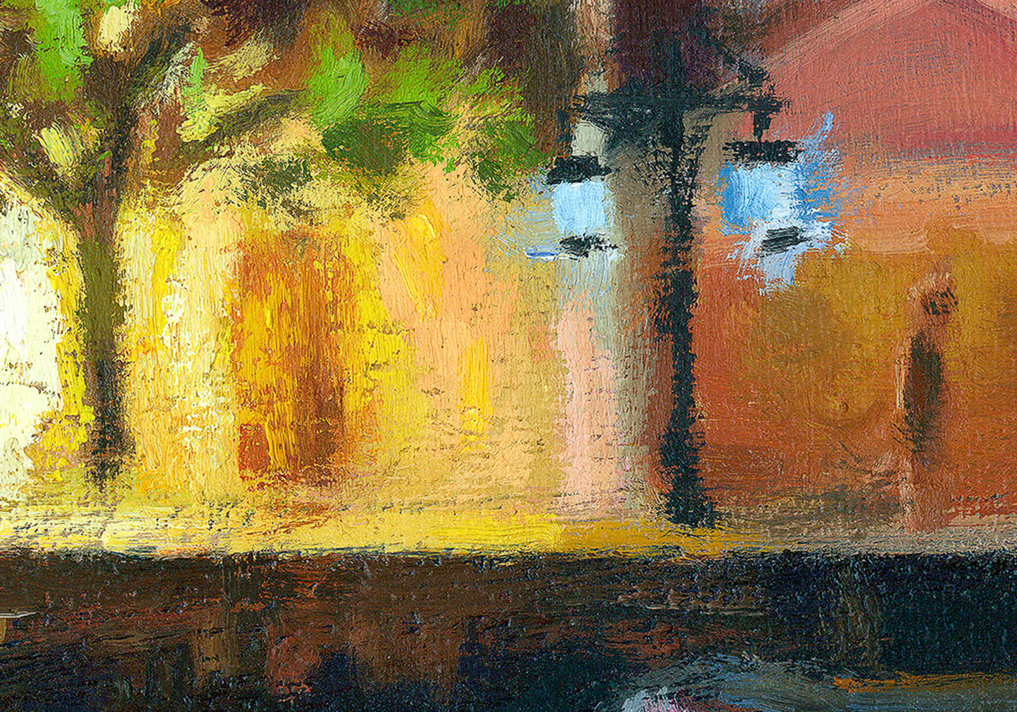 Canvas Print: A Night in Symi