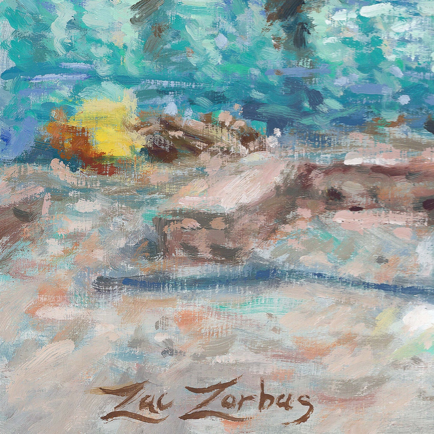Original Painting: Chapel in Aegina Port