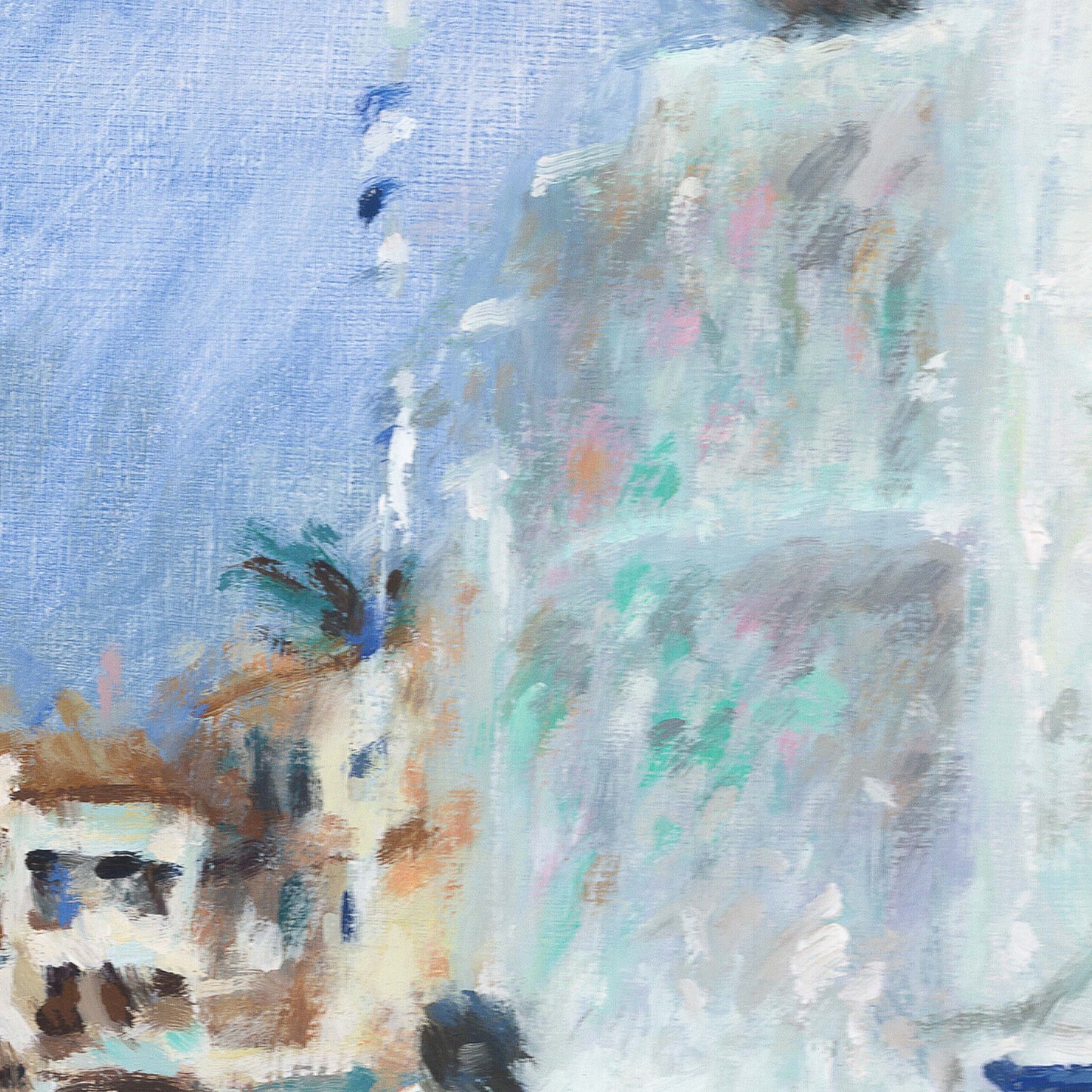 Original Painting: Chapel in Aegina Port