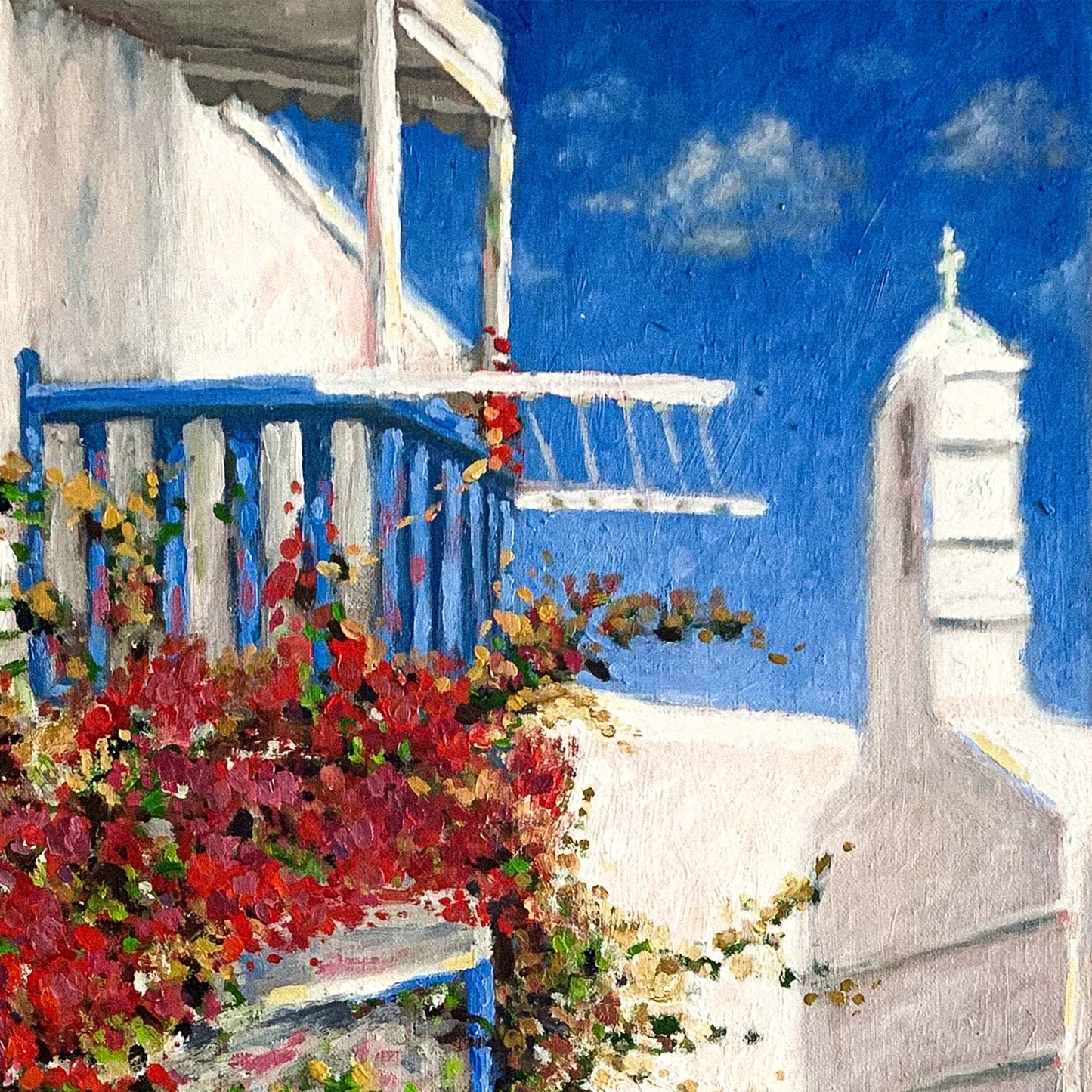 Canvas Print: Mykonos Town
