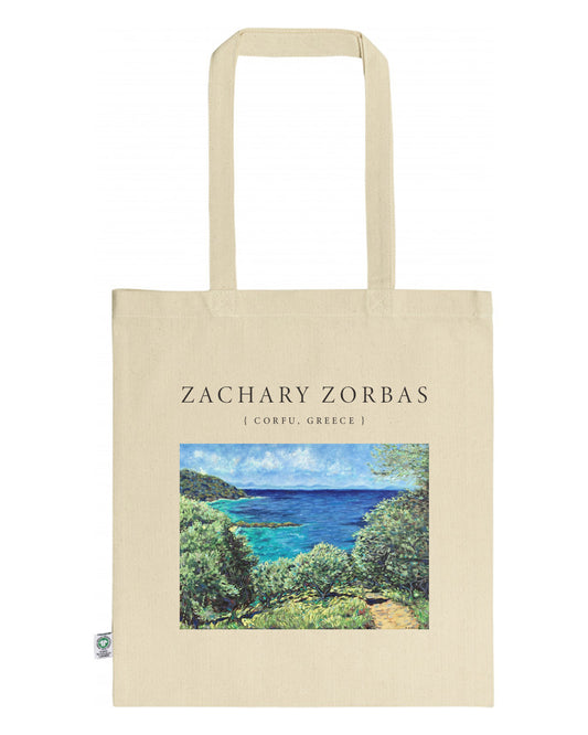 Tote Bag Organic: Olive Trees in Corfu