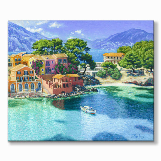Original Painting: Kefalonia Summer in Asos
