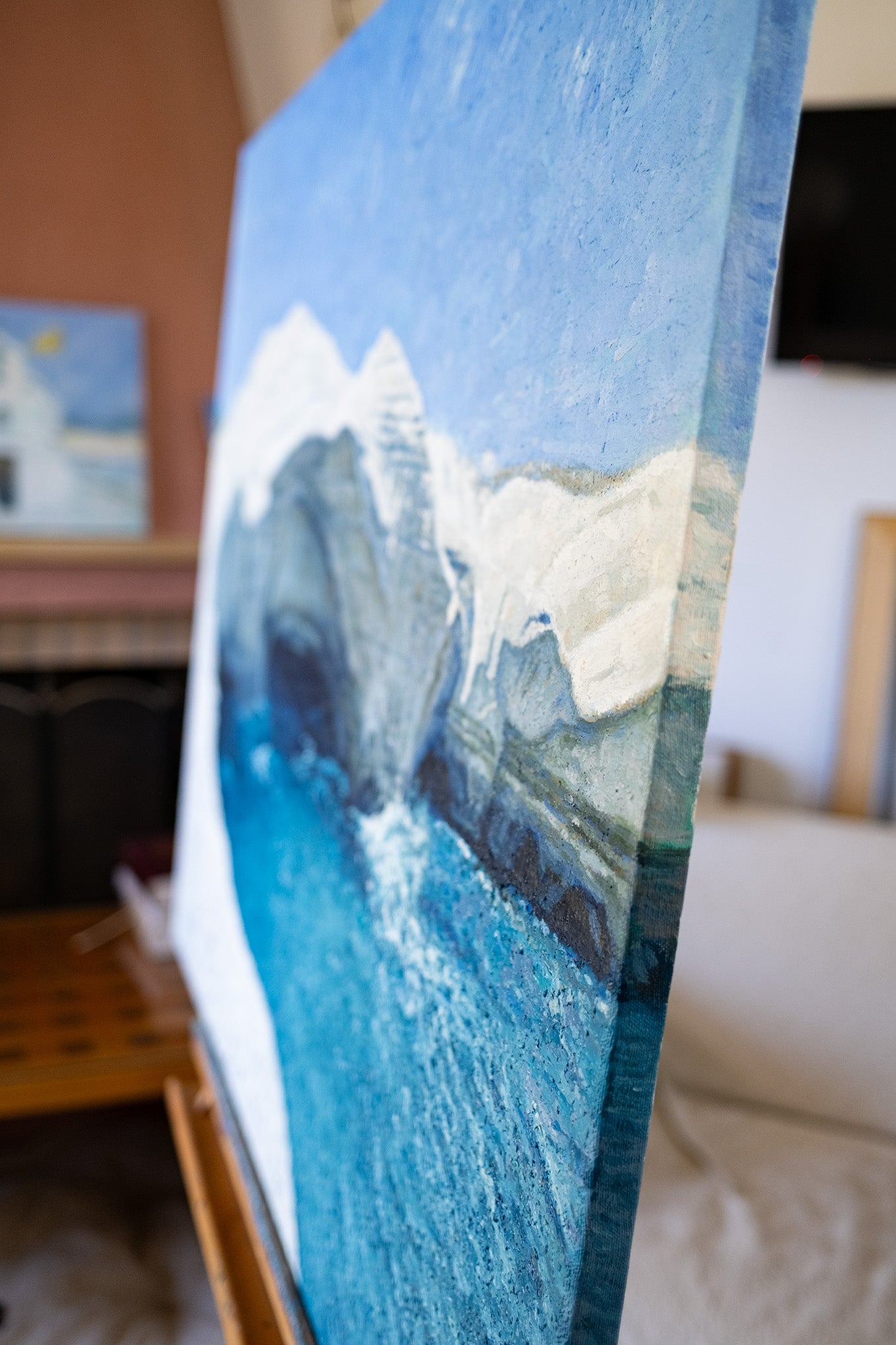 Original Painting: Sarakiniko Cliffs of Milos