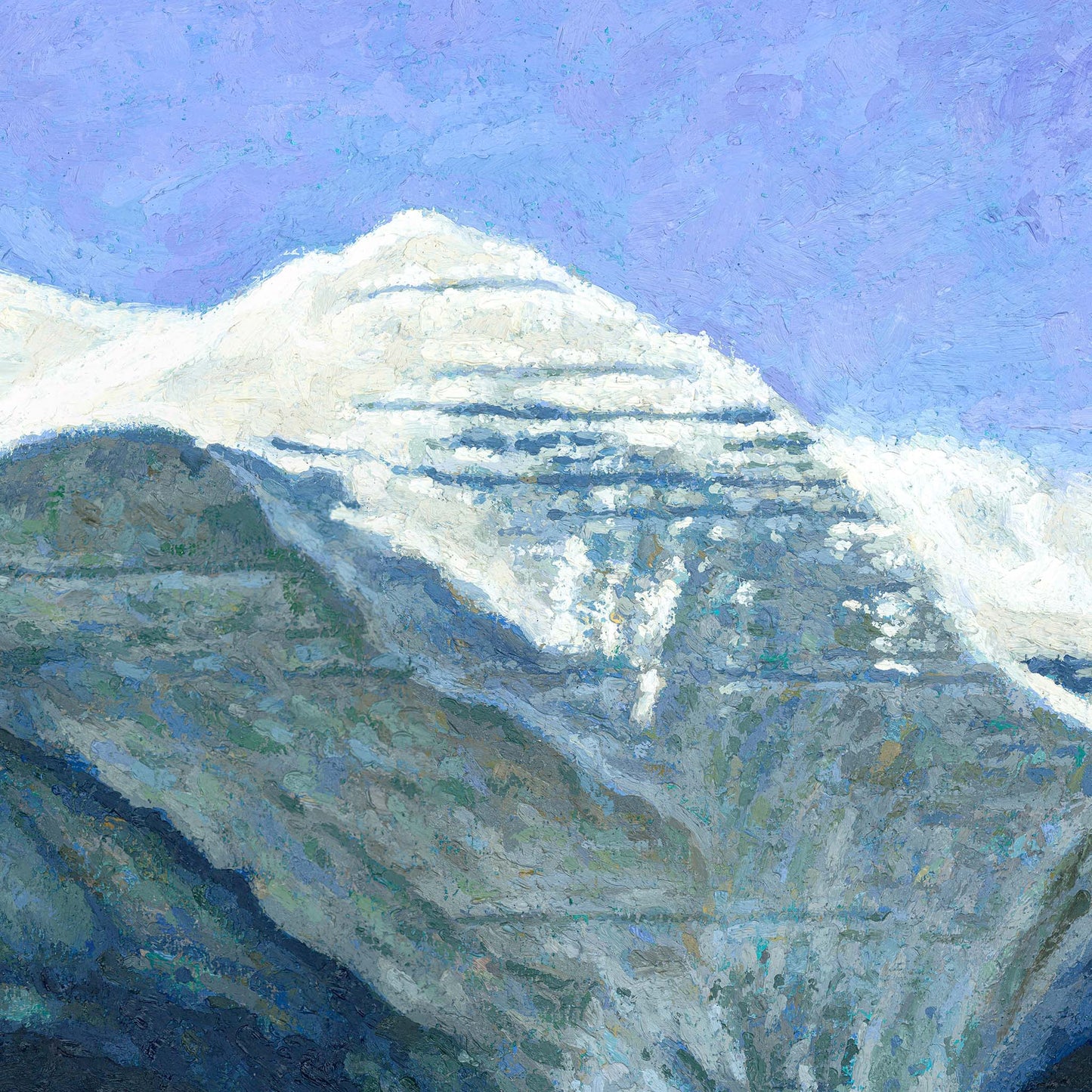 Original Painting: White Cliffs of Milos